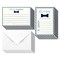 Invitation Paper 32-Pack Baby Boy Shower Invite Set - 16 Invites and 16 Advice Cards - Envelopes Included, 4 x 6 Inches